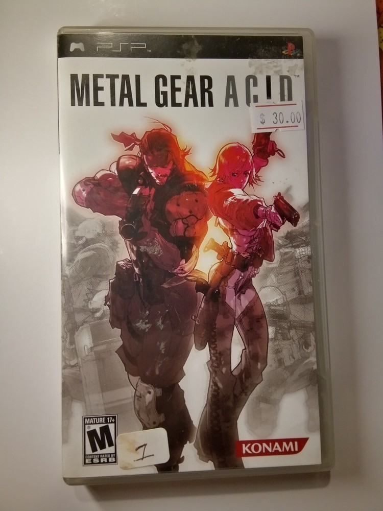 PSP Metal Gear Acid Tactical Card Battle Game