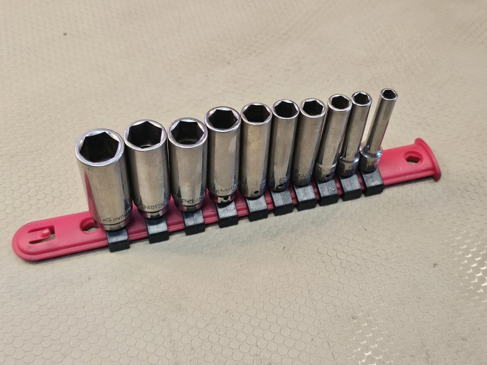 Matco 10pc 1/4 Drive Metric Deep Socket Set 5-14mm 6PT USA Made