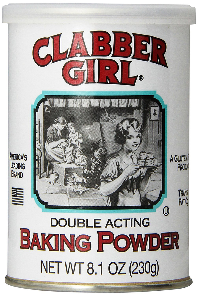 Clabber Girl Double Acting Baking Powder 8.1 oz for Baking