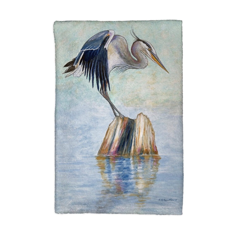 Balancing Heron 16x25 Kitchen Towel