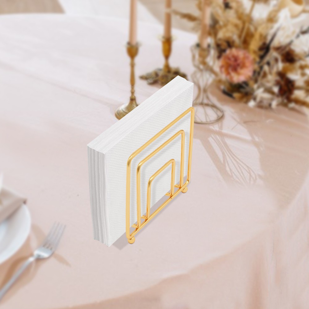Napkin Holder Simple Design Metal Napkin Holders Decorative Paper Holder Gold