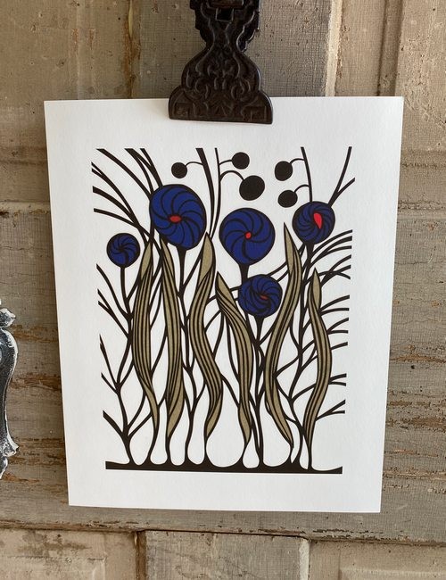 Petra Borner Vala Abstract Nordic Floral Art Print New Modern Scandinavian