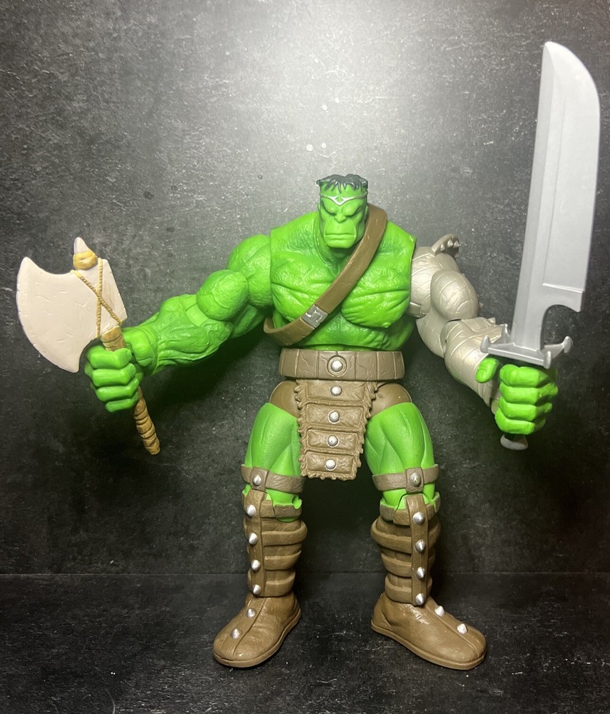 Marvel Legends 2008 Hasbro King Hulk Fin Fang Foom Wave W/ Weapons Loose Nice