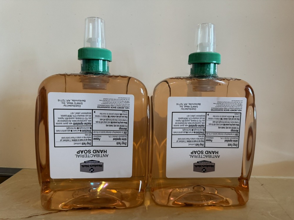 Members Mark Antibacterial Hand Soap Refill 38 fl oz 1150 mL 2-Pack Commercial-image