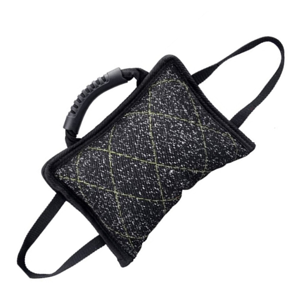 Dog Bite Tug Toy Dog Training Pillow Jute Tug Pet Interactive Toys Dog Chew Toys