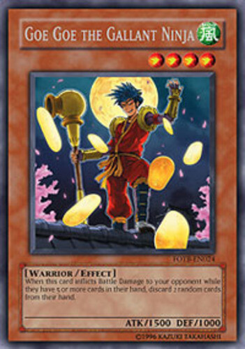Goe Goe the Gallant Ninja FOTB-EN024 Rare Unlimited Edition Moderately Played