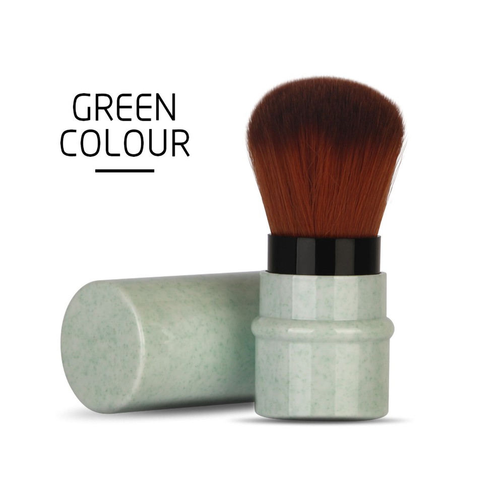 Stretchable Handle Marbling Blusher Powder Foundation Brush