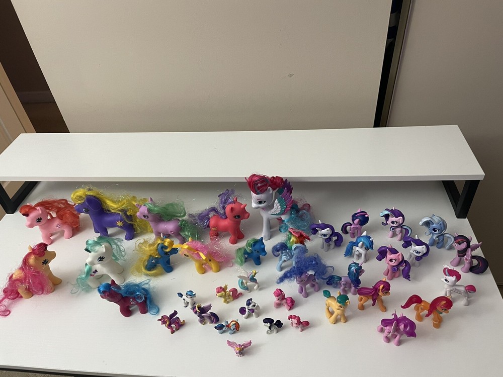 My Little Pony Figures Mixed Generations Toys Dolls Lot of 38 and one baby