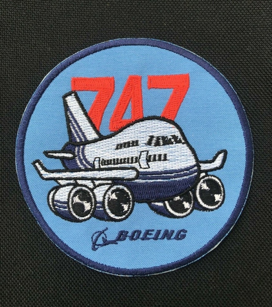 BOEING 747 PATCH AIRPLANE AIR PLANE BOEING 747 JUMBO JET PATCH