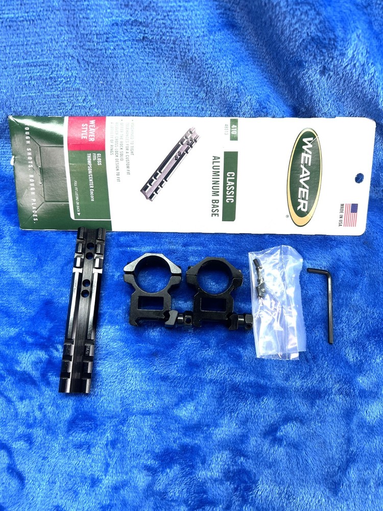 Weaver Scope Mount Base: Thompson Encore  / Omega Gloss Black with 1