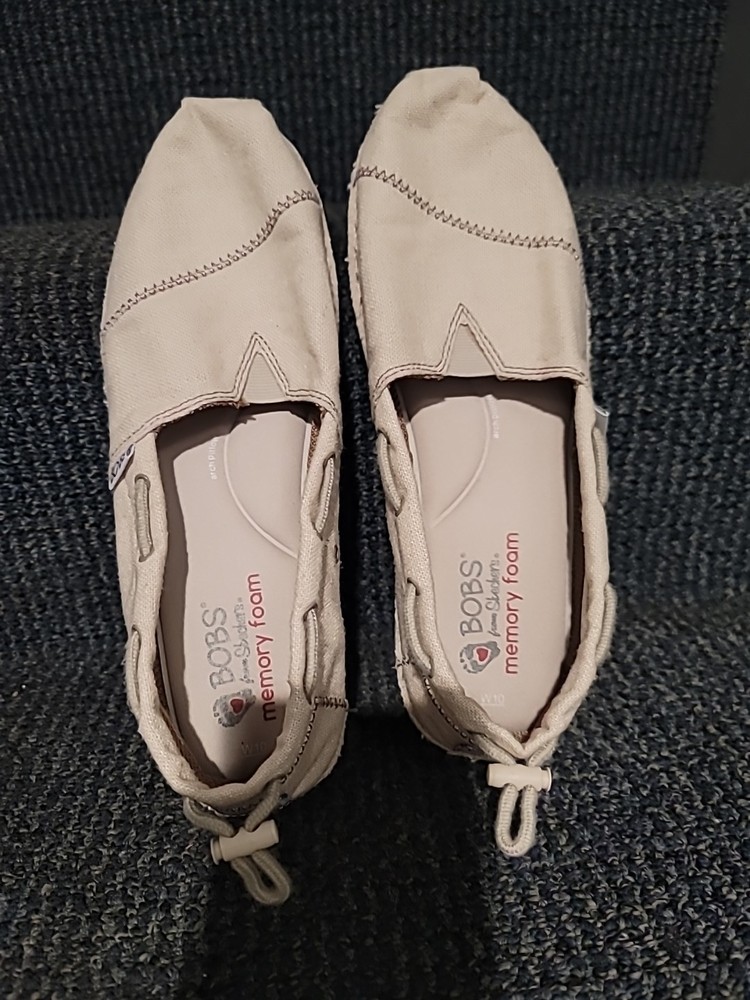 Skechers Women's Bobs Chill Lugs Casual Slip-On Shoes Size 10 Brown Memory Foam