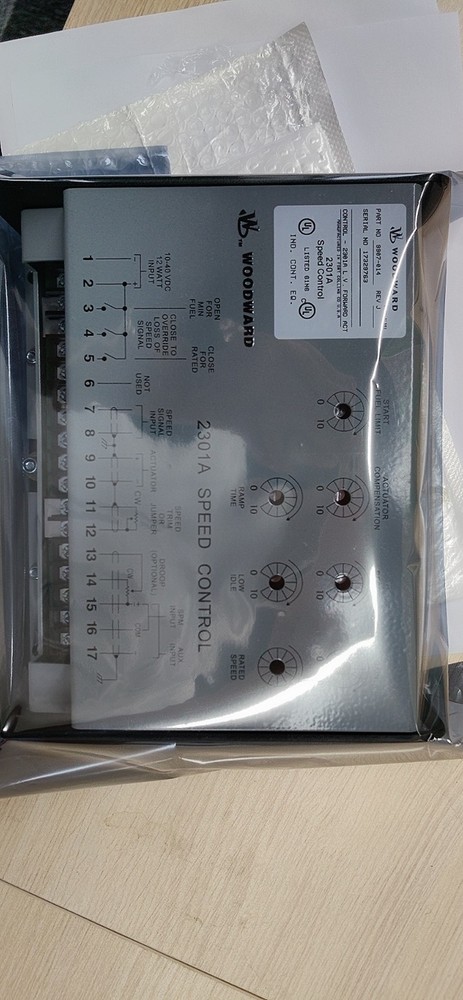 2pcs WOODWARD 9907-014 2301A Electronic speed governing board（DHL/FEDEX