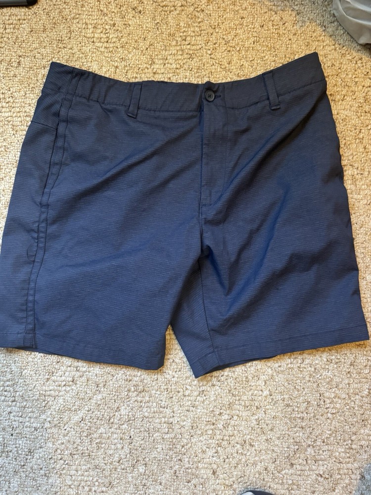 Size 36 Under Armour Athletic Feeling Navy Shorts Golf Khacki Country Club