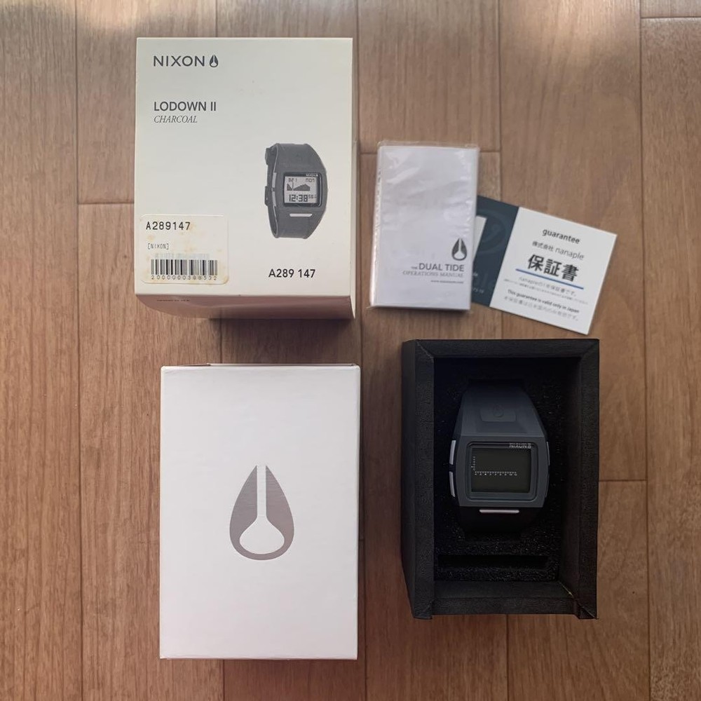 Nixon Lodown Ii Charcoal Watch