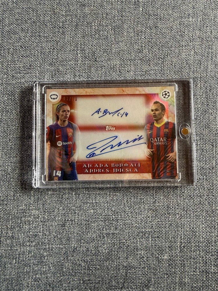 Bonmati Curated Set - Aitana Bonmati & Andres Iniesta - Dual Auto /10