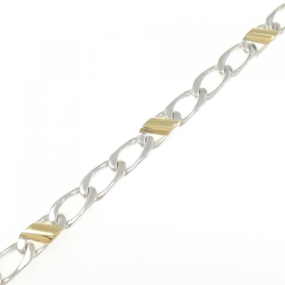 Vintage Tiffany & Co 925 Silver 750YG Gold Bracelet #2600070682120