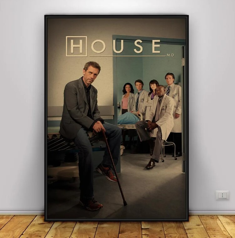 House M.D. Poster | Wall Art | Wall Prints | Home Decor | Kraft Paper Print 8