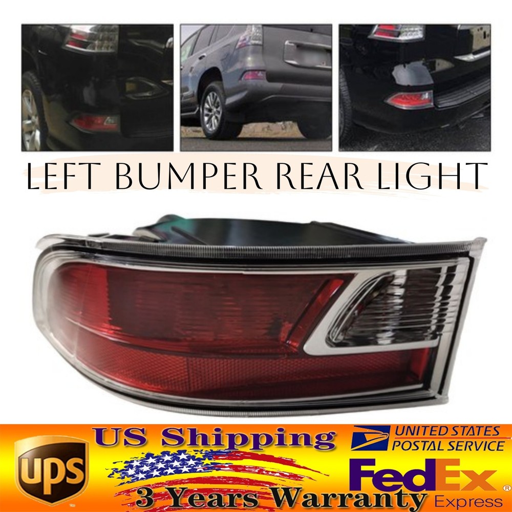 For 2014-2020 LEXUS GX460 Left Driver Side Bumper Tail Light Rear Lamp Reflector
