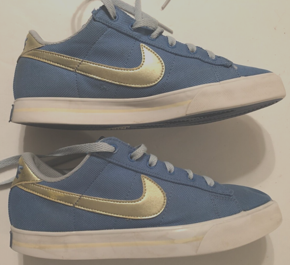 NIKE 2014 Sweet Classics Women’s Blue Gold Textile UCLA 408182-403 Sneakers 10