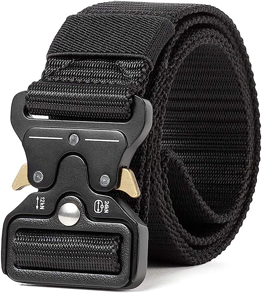 Mens Tactical Belt Nylon Hunting Belts Hiking Belt for Men with Quick Release...