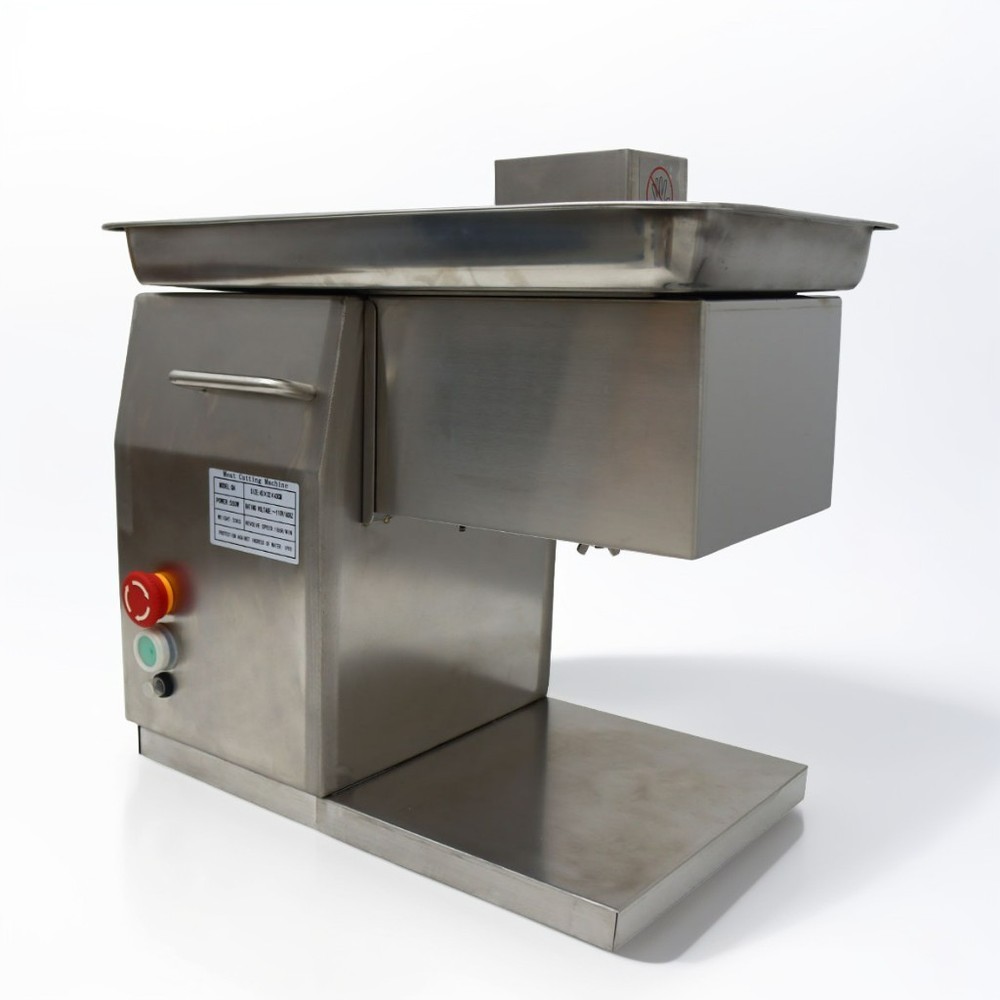 QX Electric Meat Slicer 5mm Blade Meat Cutting Machine Beef Pork Processor 550W