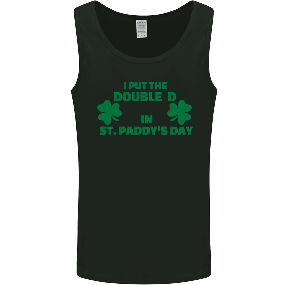 I Put the DD in St Paddys Day Funny Boobs Mens Vest Tank Top