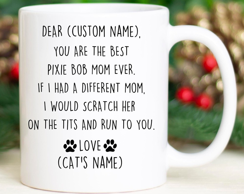 Pixiebob Cat Lover Gift for Mom Birthday Christmas Valentine