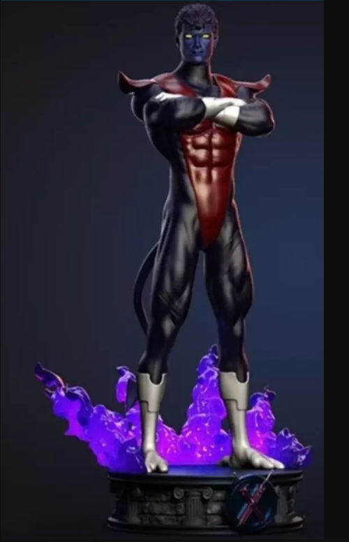 Nightcrawler 1/4 Unpainted GK Model 3D Print Figure Unassembled Resin Kits 50cmH