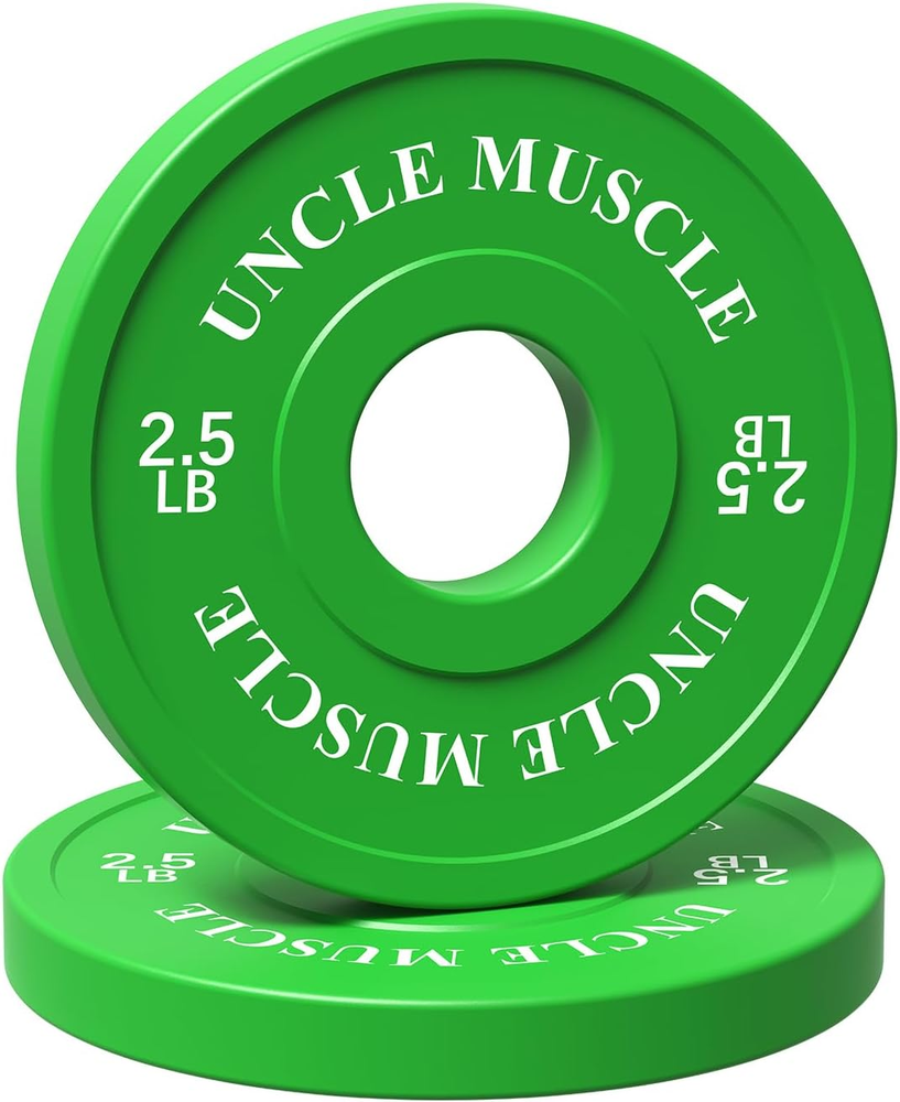 Rubber Change Plates 0.25-0.5 -0.75-1 -1.25-2.5 -5LB Set Fractional Weight Plate