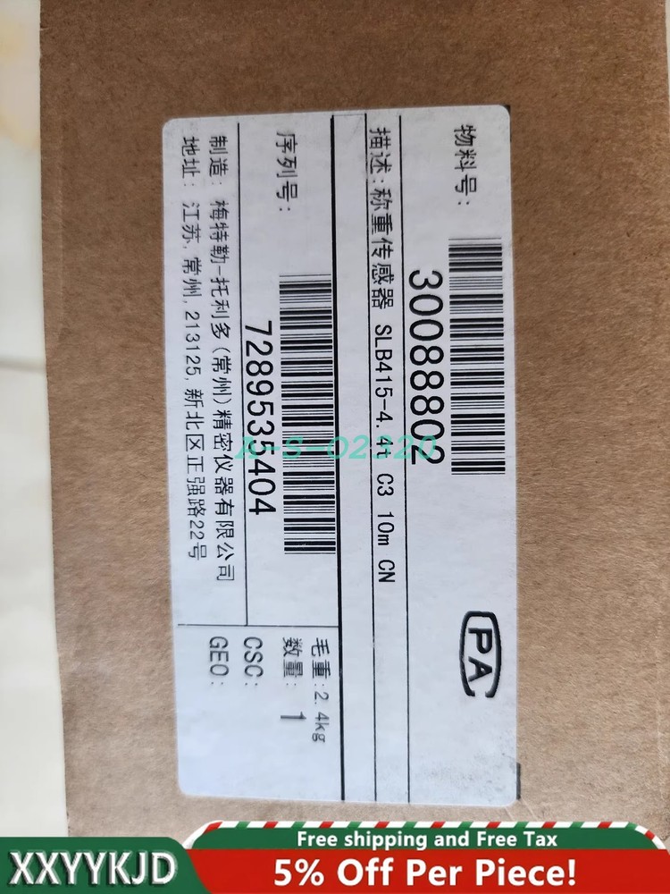 1PC NEW Mettler Toledo SLB415-4.4 Weighing Sensor Fast shipping (FedEx/DHL)