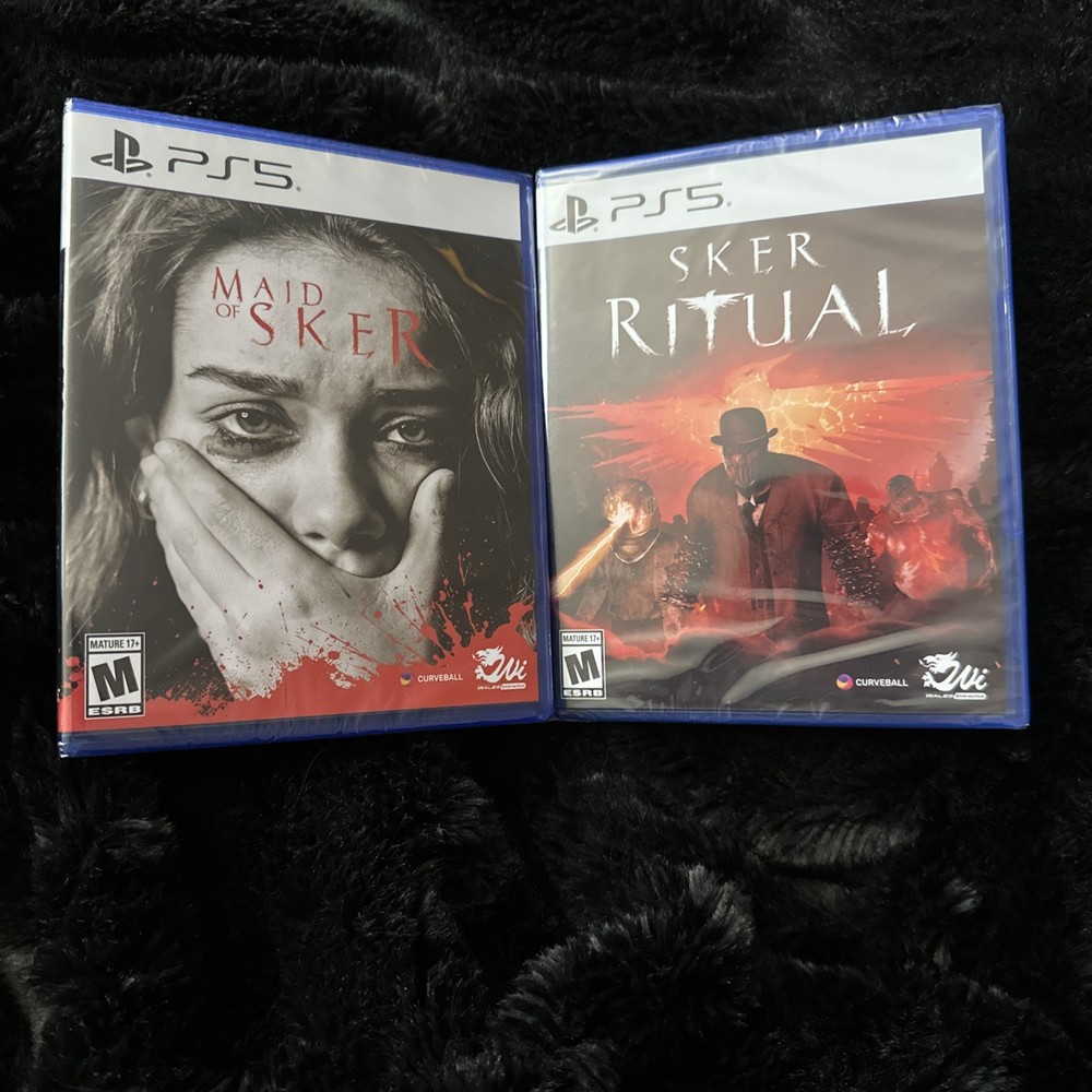 Sker Bundle: Maid Of Sker PS5 + Sker Ritual PS5 Brand New Lot Of 2