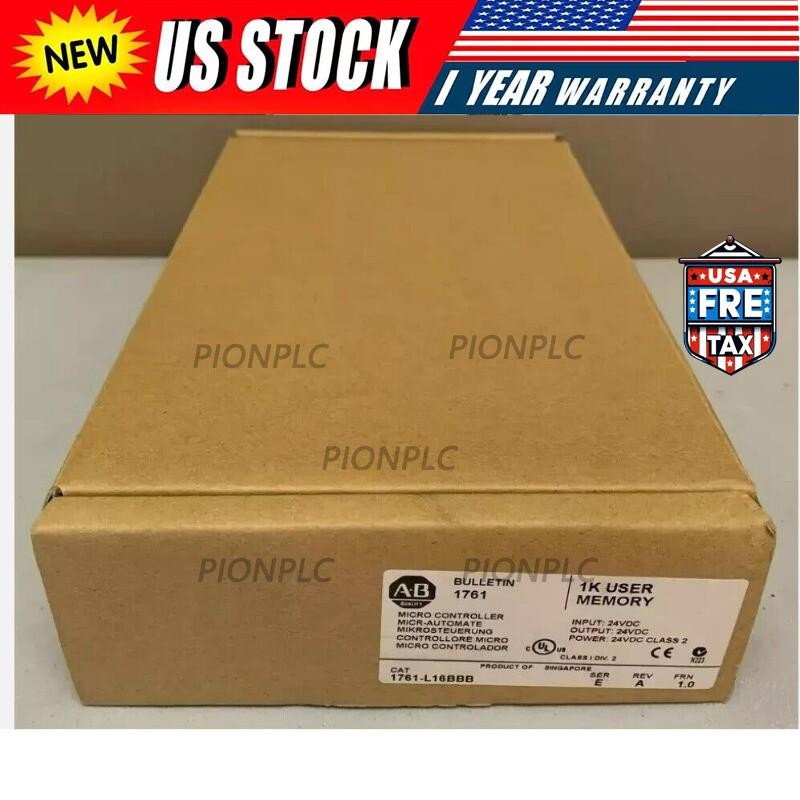 Factory Sealed AB 1761-L16BBB MicroLogix 1000 Controller US Free Tax