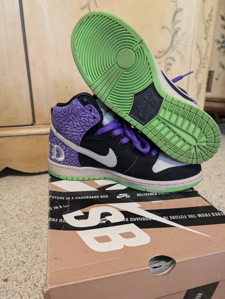Nike SB Dunk High Prm Sh Sz 8 Send Help 2