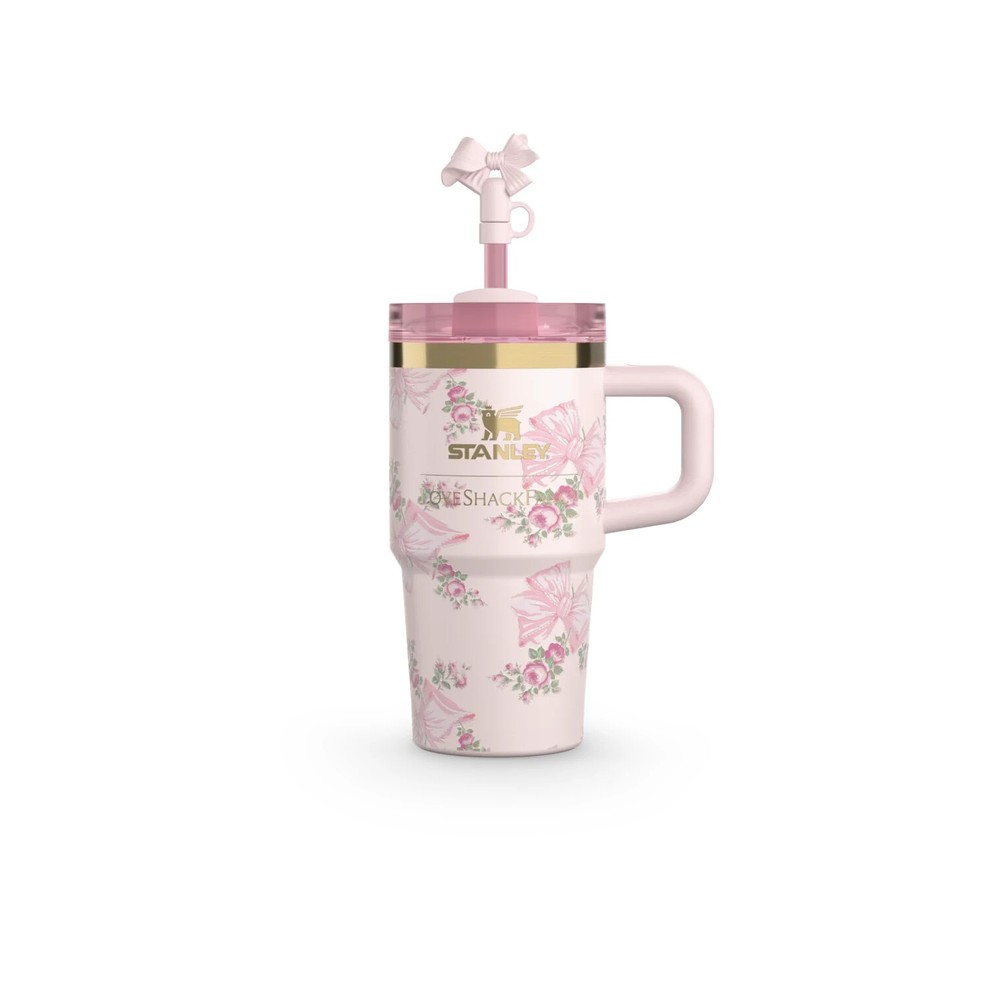 The Stanley X LoveShackFancy Holiday Quencher | 20 OZ - Rosa Beaux Pink