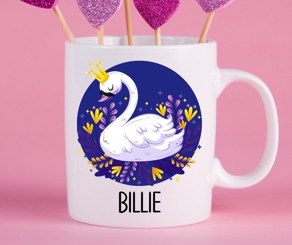 Personalized Swan Mug Swan Gift Ideas Swan Cup Gifts For Swan Lovers Swan