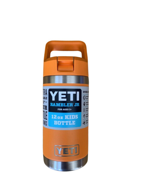 Yeti Rambler Jr 12oz Kids Water Bottle King Crab Orange KCO New