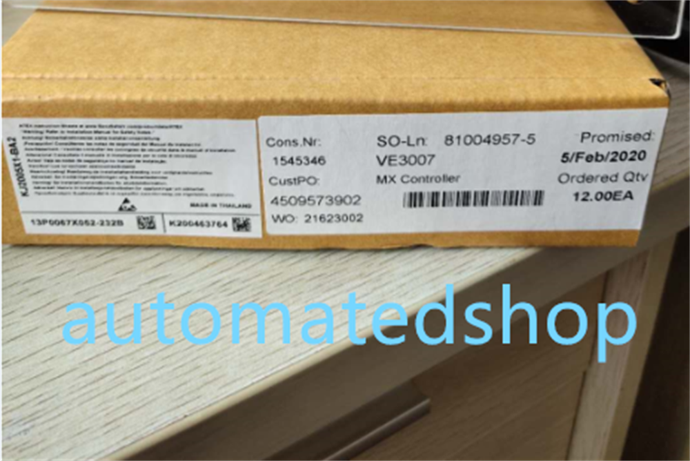 Emerson VE3007  DeltaV Module KJ2005X1-BA1  Via DHL or FedEx