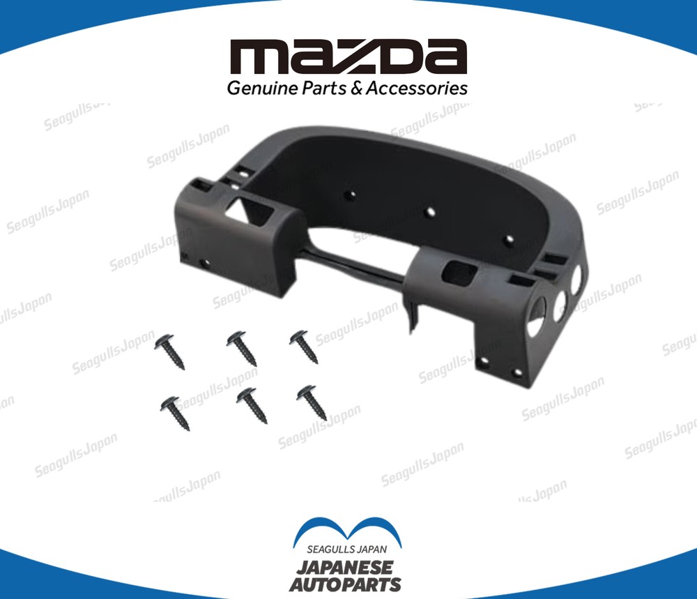 Mazda RX-7 FC3S RHD OEM Speedometer Cluster Hood with Mounting Screws