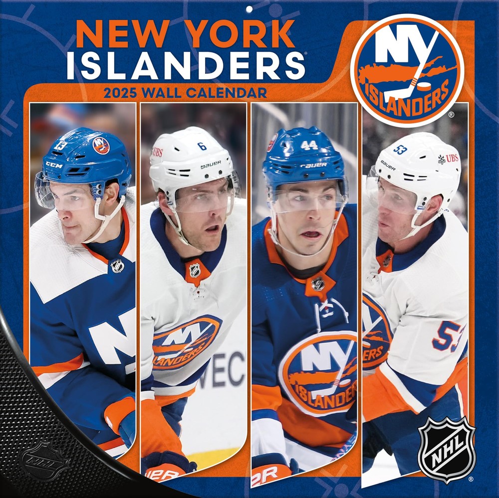 TURNER SPORTS New York Islanders 2025 12x12 Team Wall Calendar (25998011948)