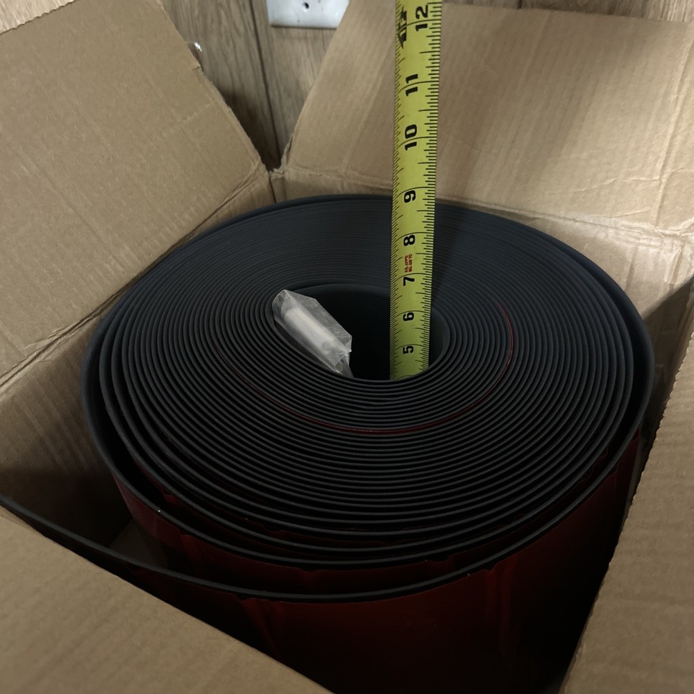 60x6 Inch Self-Adhesive Vinyl Baseboard Molding Trim Peel and Stick Wall Base