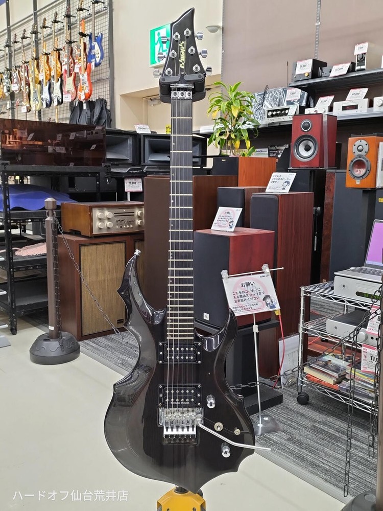 Edwards Forest GT Black Electric Guitar Used with Gig Bag Ships from Japan