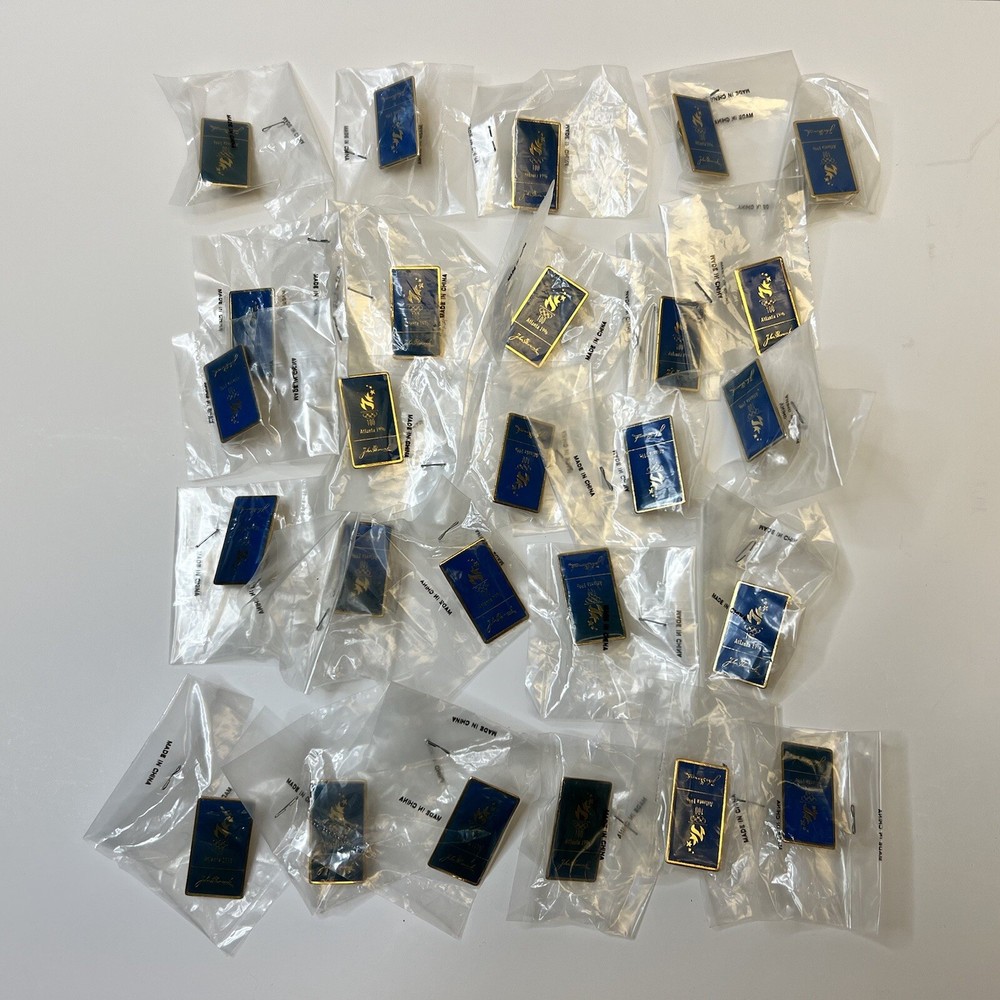 Lot of 26 1996 Atlanta Olympics John Hancock Pins Sealed