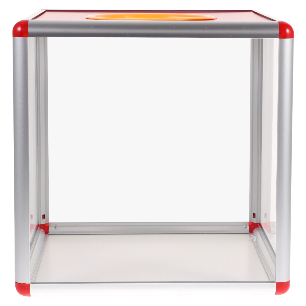 Fundraising Donation Box Charity Square Box Storage Case for Collecting Voting