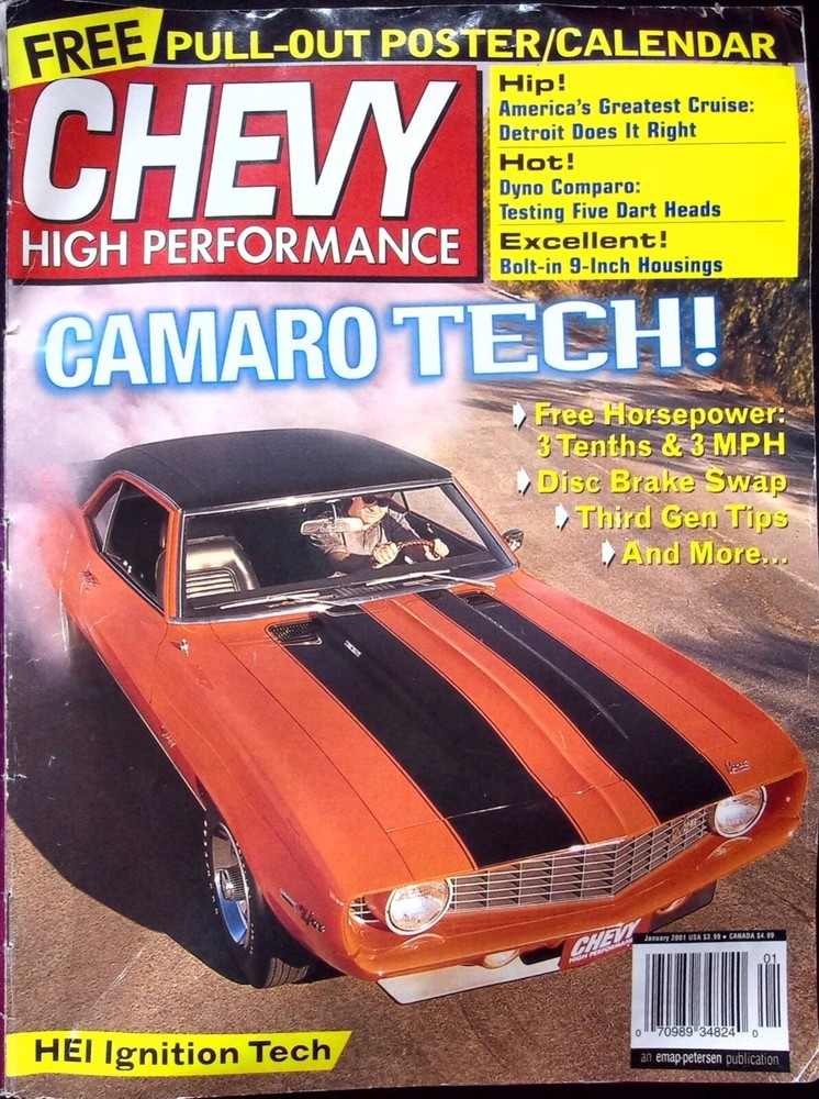 CAMARO TECH! - CHEVY HIGH-PERFORMANCE MAGAZINE, JANUARY 2001