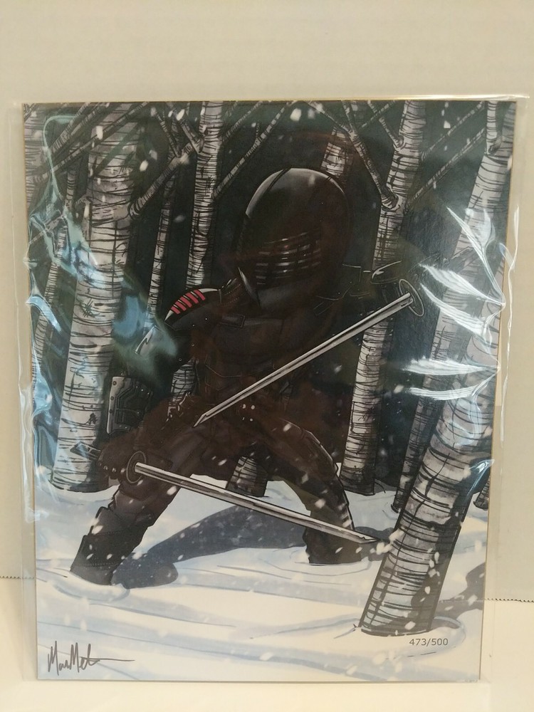 Bam Box exclusive  FAN  Art Print  G.I. JOE  Snake Eyes LIMITED to 500 COA