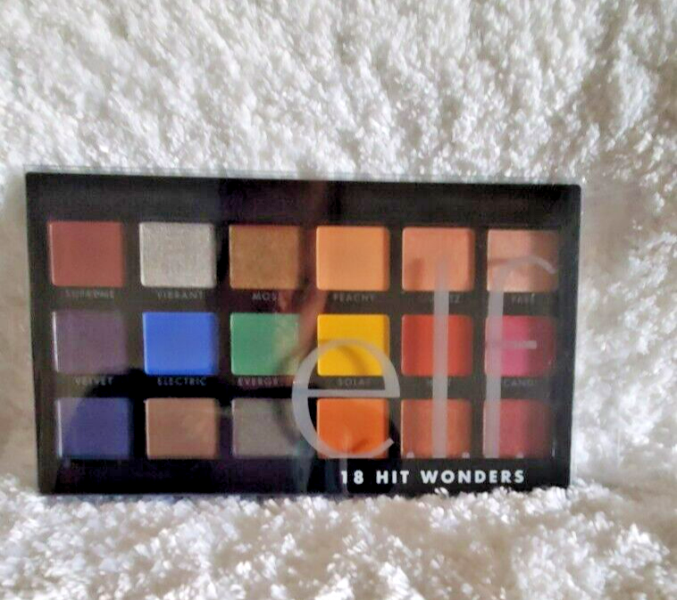 New E.L.F. 18 Hit Wonders Eyeshadow Palette - Vibrant Shades