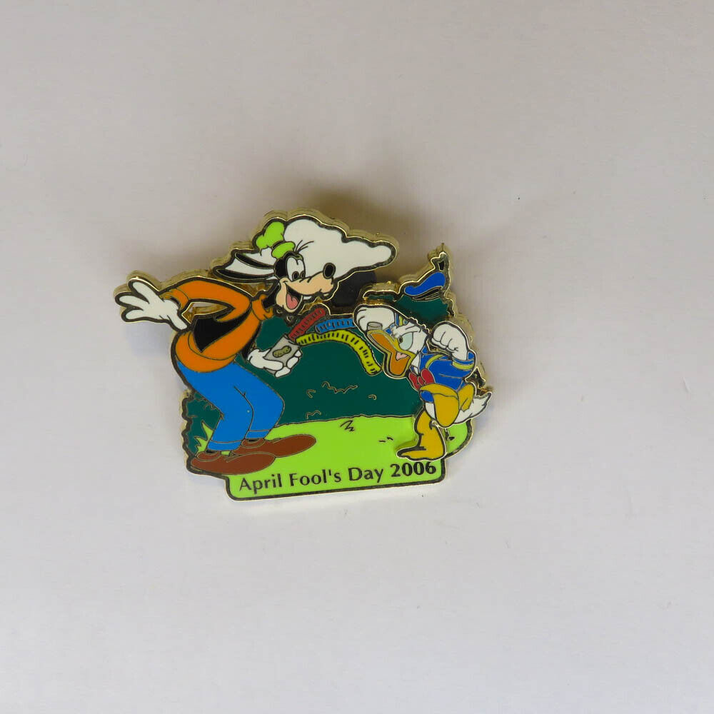 Disney April Fools Day Goofy Donald Duck Enamel Pin
