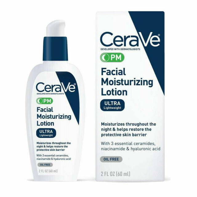 Cerave PM 2 oz Nighttime Hydrating Facial Moisturizer for Smooth Skin