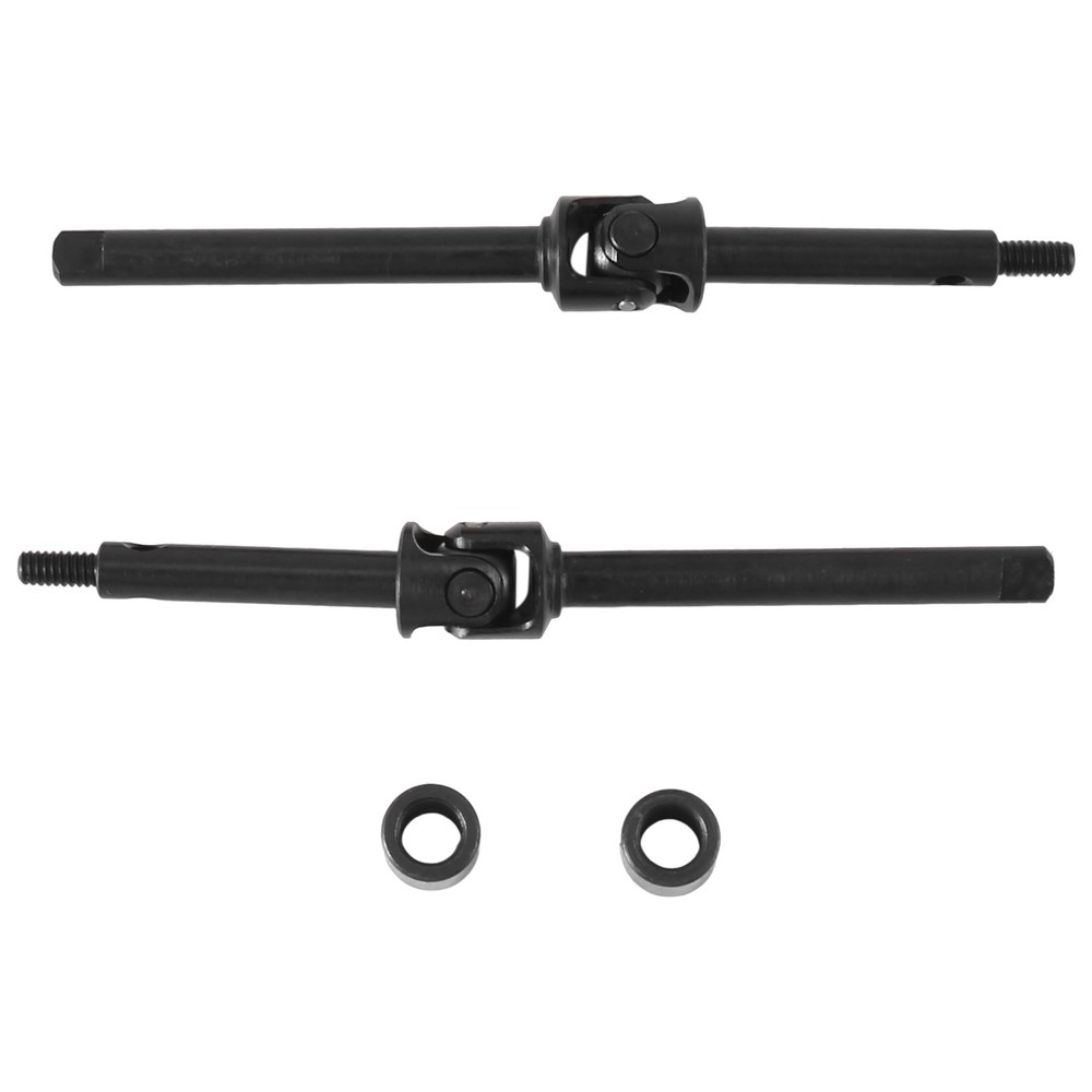 2Pcs 4Mm Extended Steel Front Axle Drive Shaft for Axial SCX24 1/24 RC1638