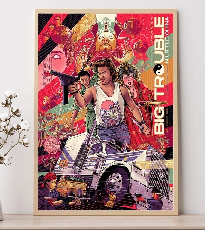Big Trouble in Little China--Movie Poster, Art Prints, Home Decor,Wall Art